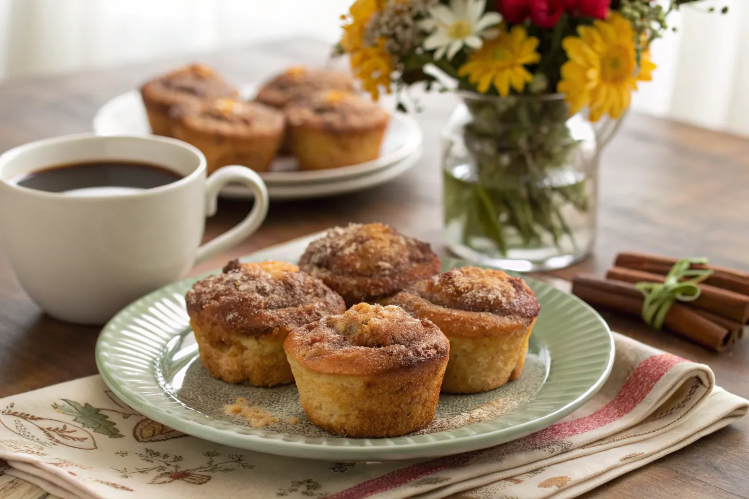 cinnamon sugar french toast muffins