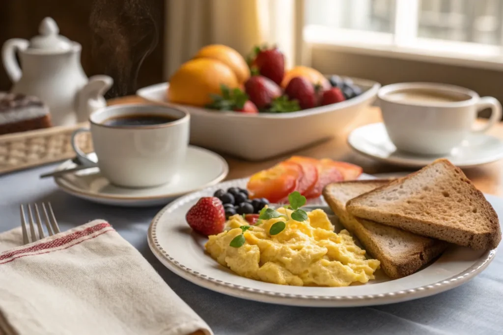 baked scrambled eggs