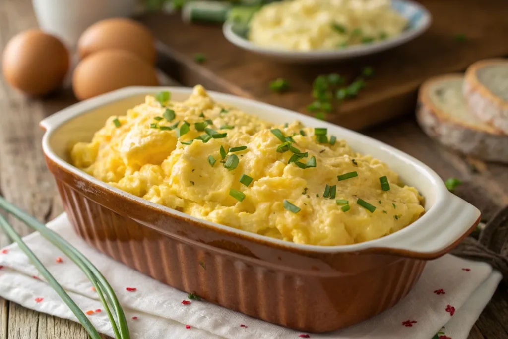 baked scrambled eggs