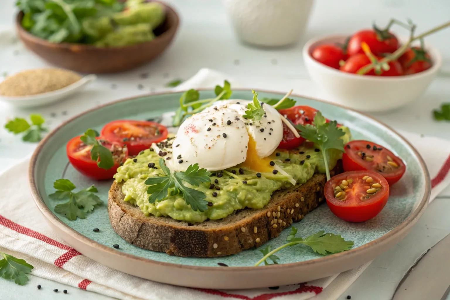 avocado toast with egg grams of fiber