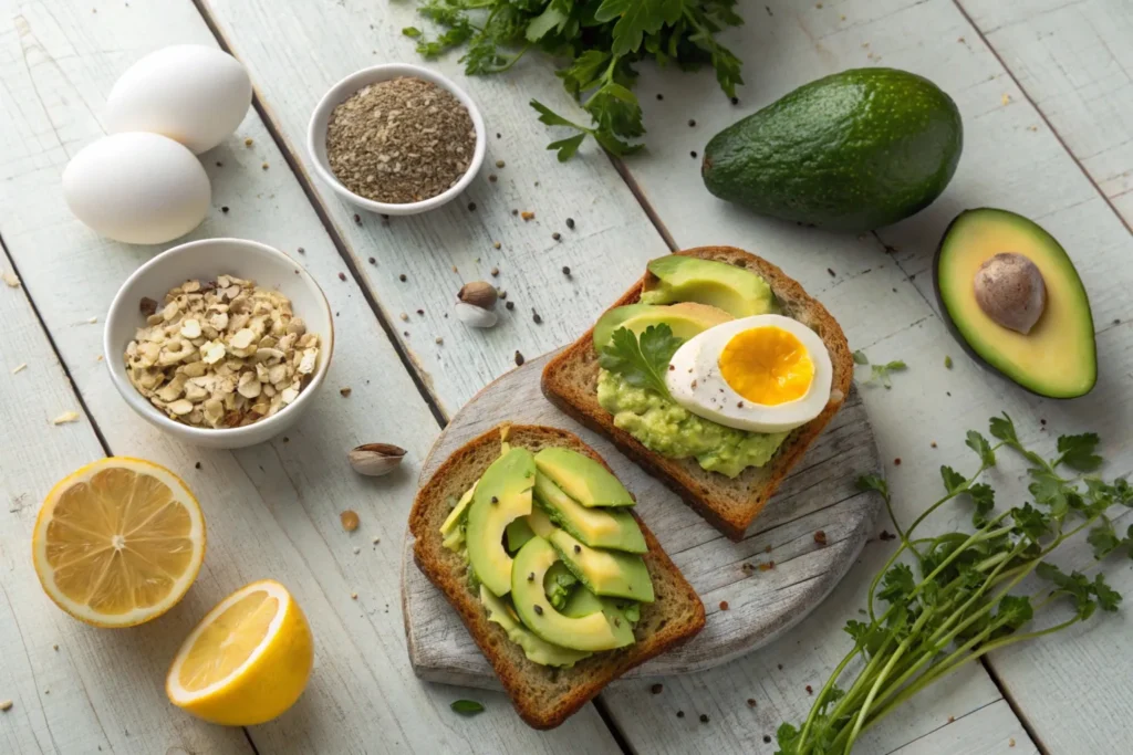 avocado toast with egg grams of fiber