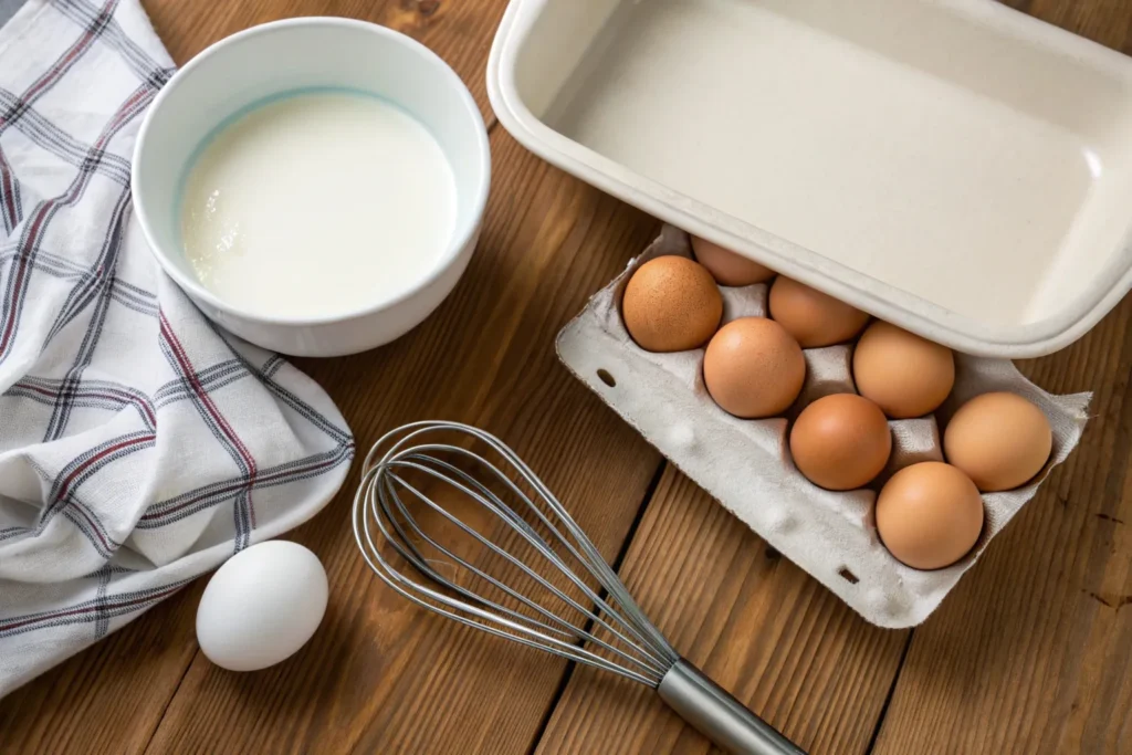 scrambled eggs in oven