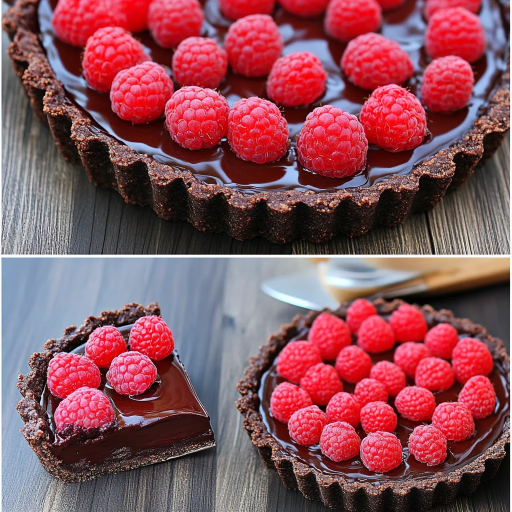 chocolate raspberry dessert