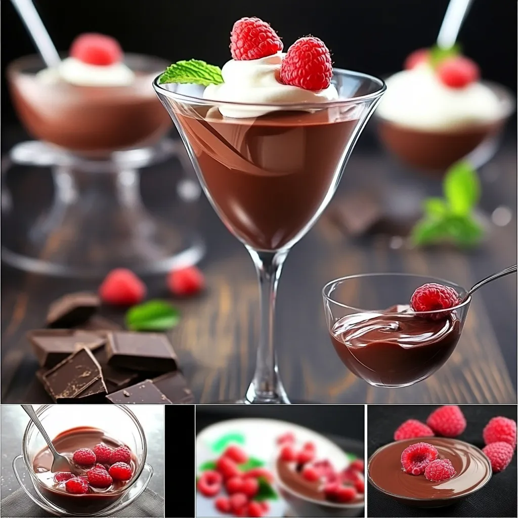 chocolate raspberry dessert