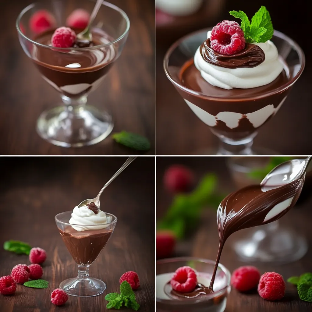 chocolate raspberry dessert