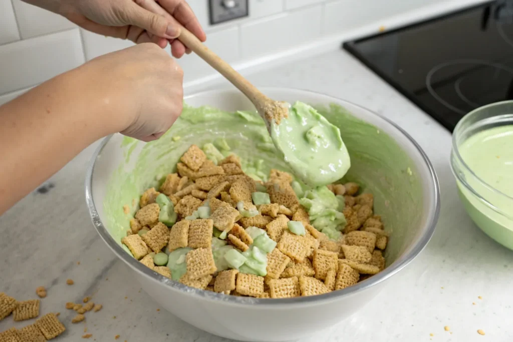 pistachio puppy chow