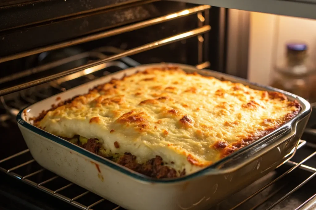 shepherd's pie with ground beef and rice