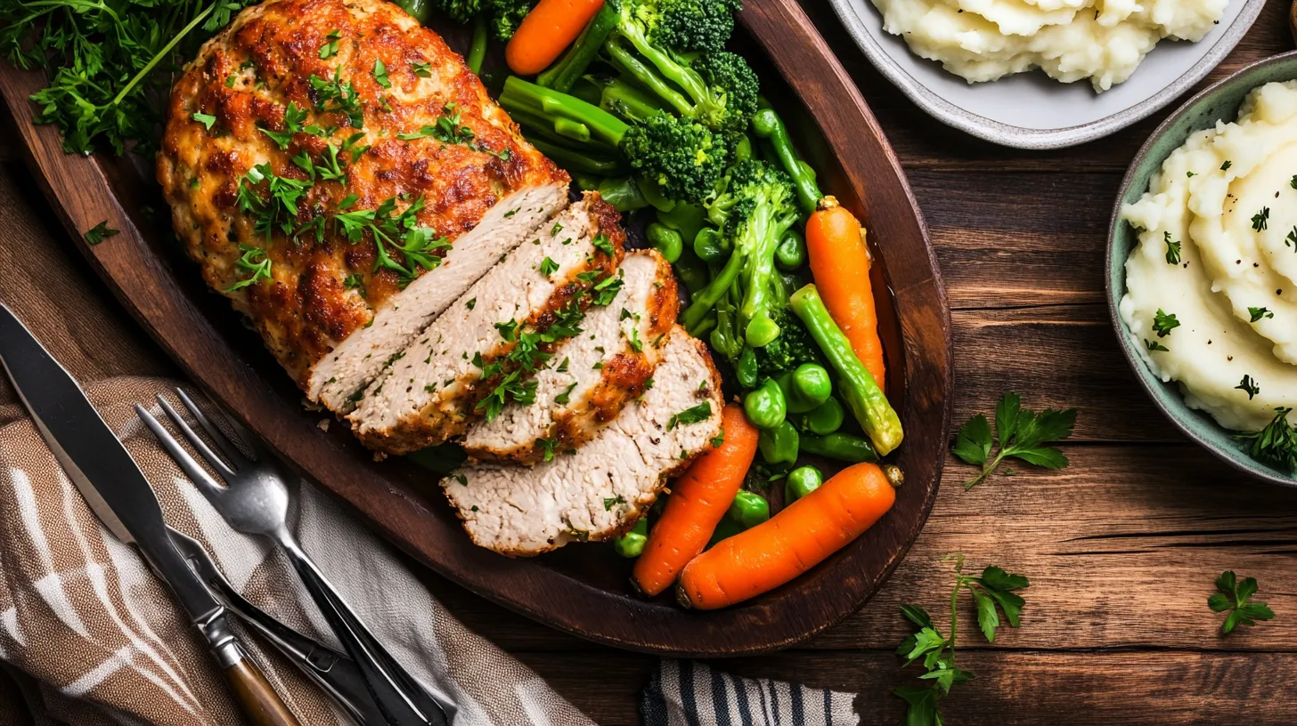 garlic parmesan chicken meatloaf