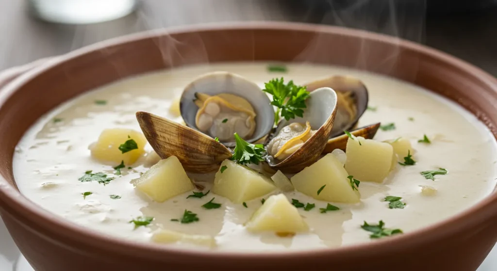 How many carbs are in white clam chowder